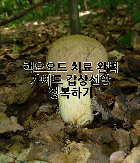 핵요오드 치료 완벽 가이드: 갑상선암 정복하기