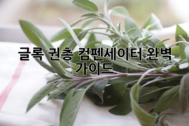 글록 권총 컴펜세이터 완벽 가이드