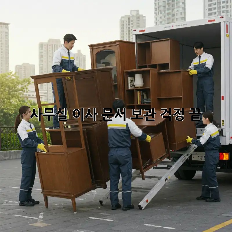 사무실 이사? 문서 보관 걱정 끝! 💯