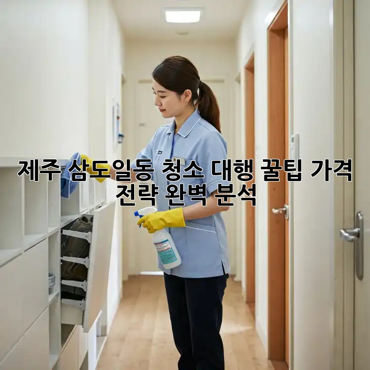 제주 삼도일동 청소 대행 꿀팁🍯: 가격, 전략 완벽 분석!