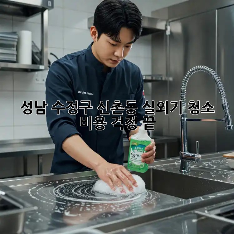 성남 수정구 신촌동 실외기 청소, 비용 걱정 끝!