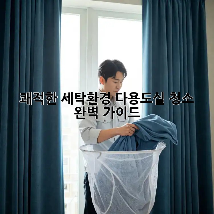 쾌적한 세탁환경! 다용도실 청소 완벽 가이드