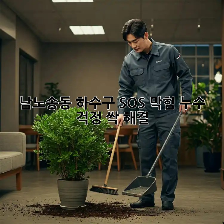 💦 남노송동 하수구 SOS! 막힘, 누수 걱정 싹 해결 🧽